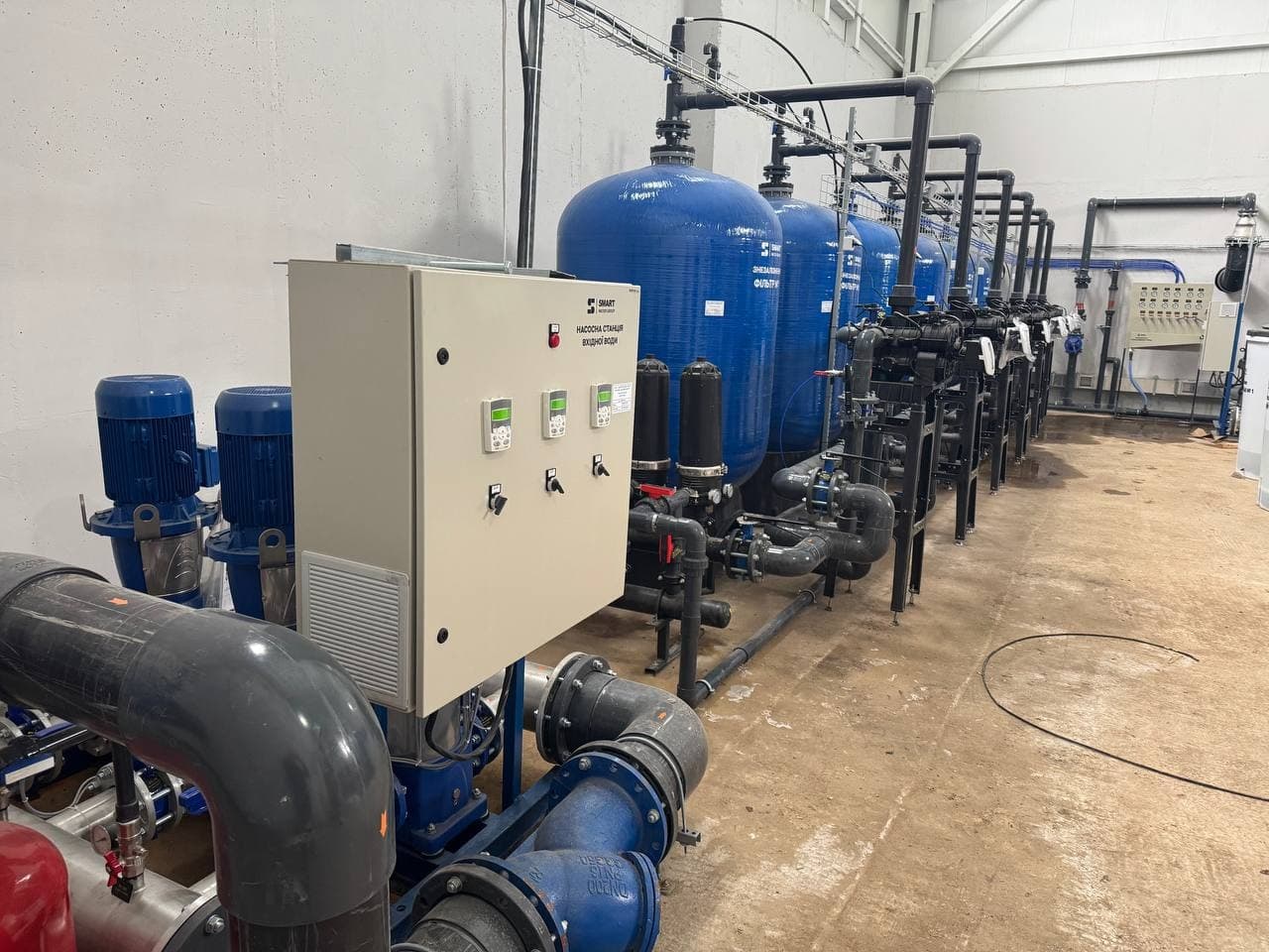 System installation for a meat-processing plant's production needs — photo 3