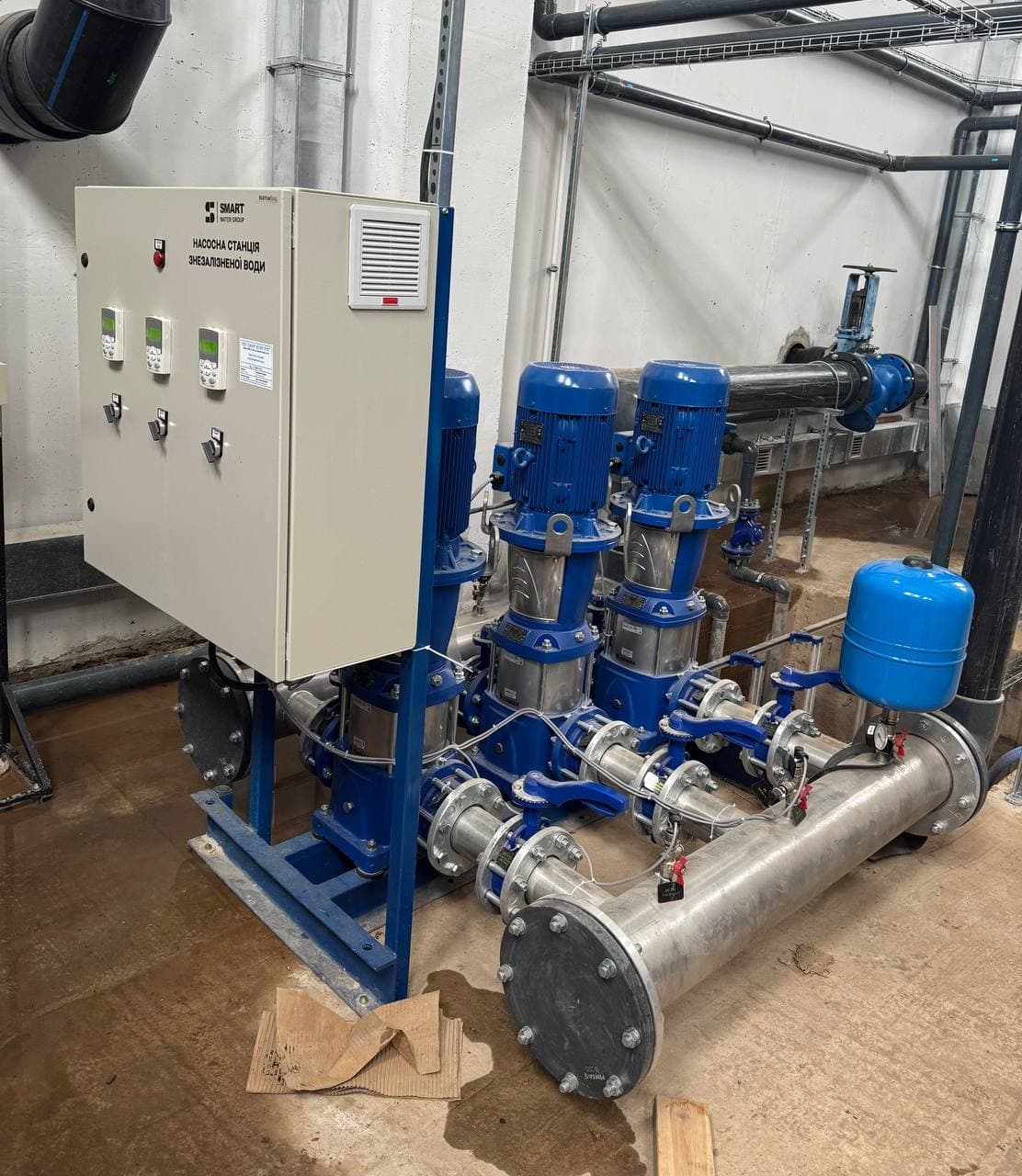 System installation for a meat-processing plant's production needs — photo 5