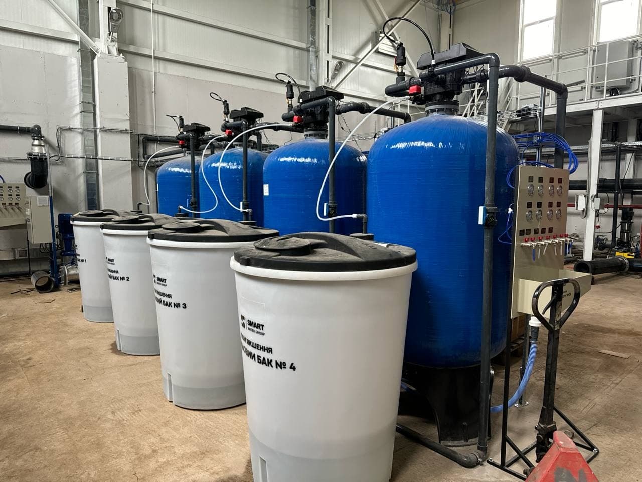 System installation for a meat-processing plant's production needs — photo 6
