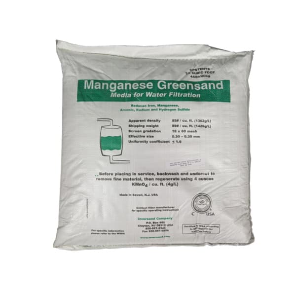 Greensand — Знезалізнення, марганець, сірководень